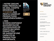 Tablet Screenshot of fibrepremium.fr